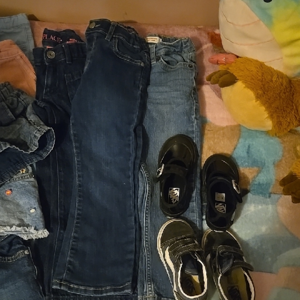 The Children's Place Dark and Light Blue Kids Jeans